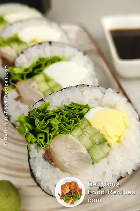 Rolls with Mackerel, Eggs and Cucumber Recipe